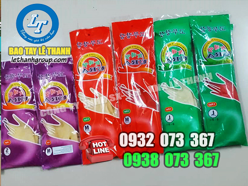 Lê Thanh Group phân phối găng tay bảo hộ Găng tay cao su Ura Hàn Quốc
