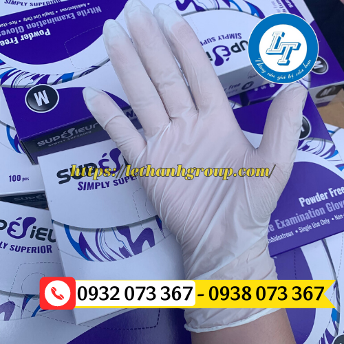Phân phối găng tay cao su Nitrile công nghiệp giá sỉ găng tay cao su y tế