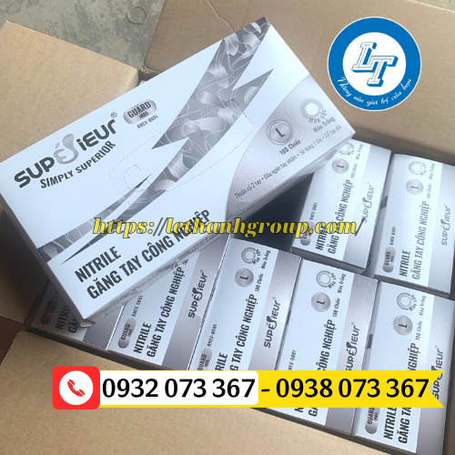 Phân phối găng tay cao su Nitrile công nghiệp giá sỉ găng tay công nghiệp