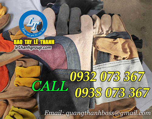 Găng tay da hàn cổ ngắn, cổ dài giá hấp dẫn Găng tay da hàn cổ ngắn