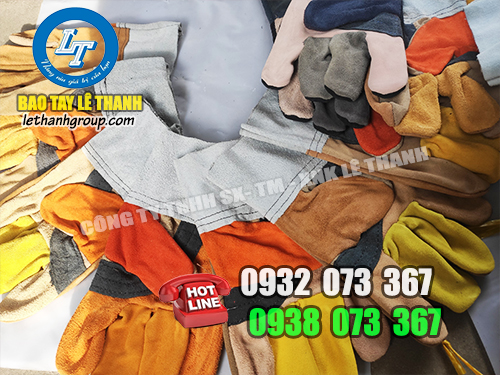 Lê Thanh Group phân phối găng tay bảo hộ Găng tay da hàn cổ tay ngắn