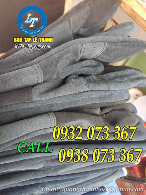 Găng tay da hàn cổ ngắn, cổ dài giá hấp dẫn 10 Găng tay da hàn cổ dài