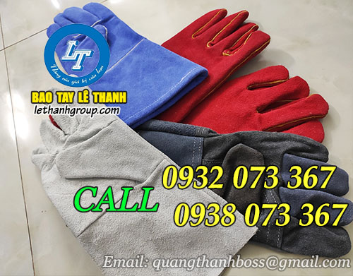 Găng tay da hàn cổ ngắn, cổ dài giá hấp dẫn 7 Găng tay da hàn cổ dàì