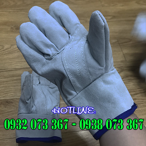 Găng tay da hàn 2 lớp giá sỉ rẻ găng tay da hàn tig