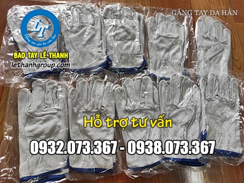 Găng tay chống nóng, chịu nhiệt giá rẻ Găng tay da hàn