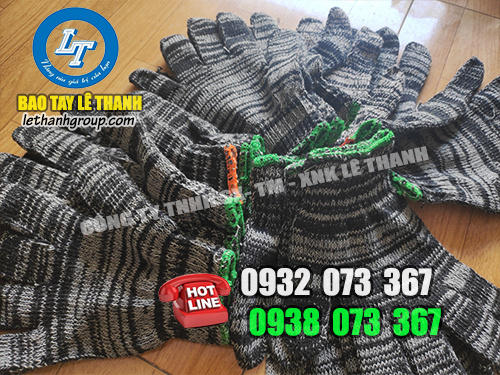 Lê Thanh Group phân phối găng tay bảo hộ Găng tay len muối tiêu