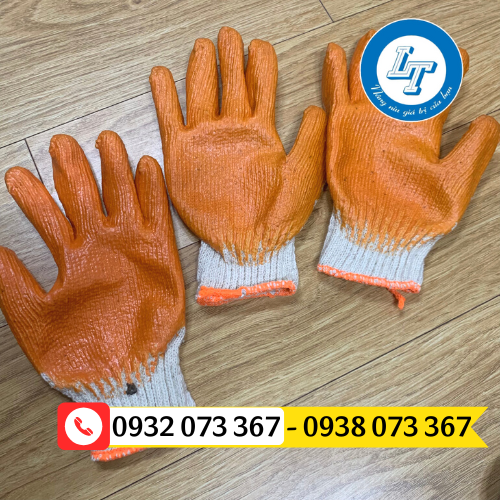 Nơi bán găng tay len phủ cao su giá rẻ nhất thị trường bảo hộ găng tay nhúng nhựa