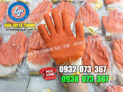 Lê Thanh Group phân phối găng tay bảo hộ Găng tay len nhúng nhựa