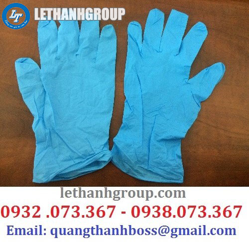 Găng tay y tế nitrile xanh Găng tay y tế nitrile xanh