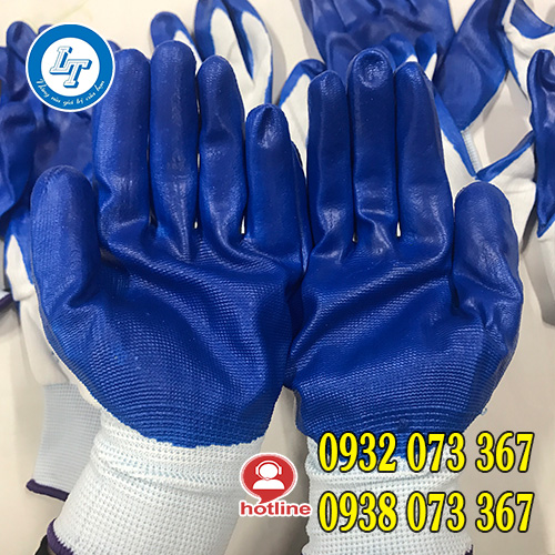 GĂNG TAY PHỦ NITRILE CHỐNG TRƠN TRƯỢT GIÁ TỐT CHO NHÀ PHÂN PHỐI găng tay phủ cao su