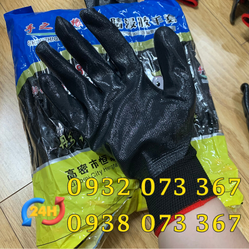 Găng tay phủ sơn đen giá rẻ ở đâu bán? găng tay phủ sơn đen