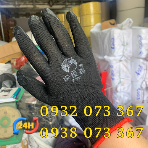 Găng tay phủ sơn đen giá rẻ ở đâu bán? găng tay phủ sơn màu đen