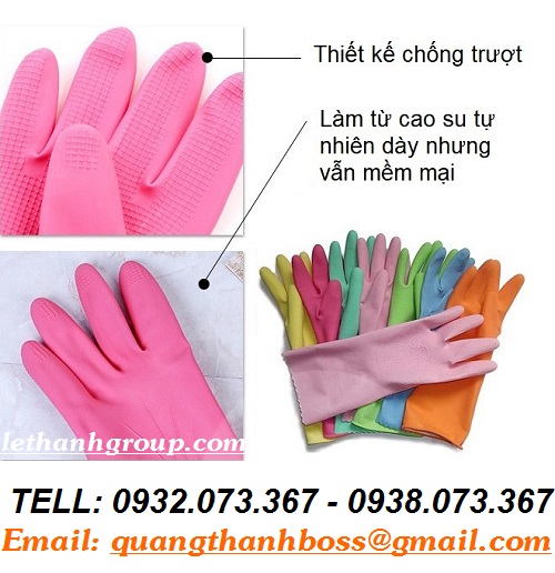 GĂNG TAY CAO SU LÊ THANH
