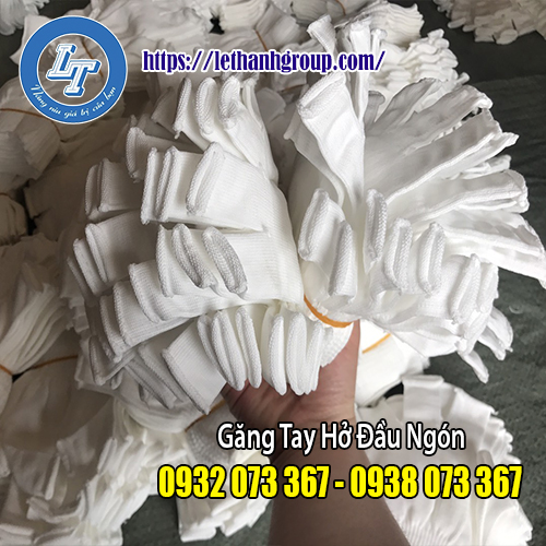 MUA GĂNG TAY VẢI THUN HỞ NGÓN TẠI LETHANHGROUP GĂNG TAY HỞ ĐẦU NGÓN MÀU TRẮNG