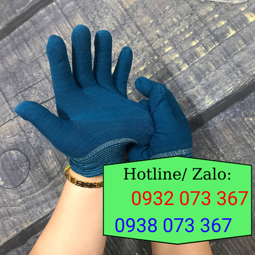 Bao tay vải mỏng giá sỉ cho đại lý miền Nam GĂNG TAY VẢI MỎNG MÀU XANH SẬM