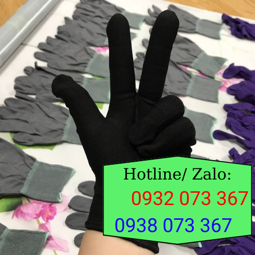 Bao tay vải mỏng giá sỉ cho đại lý miền Nam GĂNG TAY THUN MỎNG MÀU ĐEN