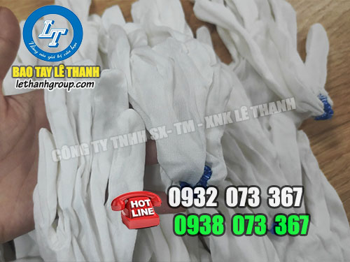 Bao tay vải thun trắng giá rẻ đón Tết Bao tay vải thun trắng T5Bo