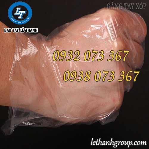 Bao tay xốp, găng tay nilon làm bếp chào năm mới Bao tay xốp