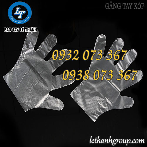 Bao tay xốp, găng tay nilon làm bếp chào năm mới Găng tay xốp