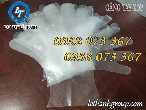 Bao tay xốp, găng tay nilon làm bếp chào năm mới Găng tay nilon