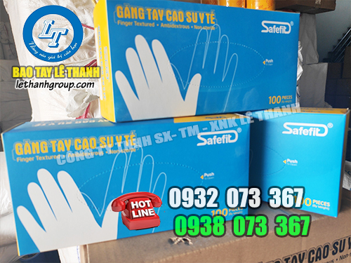 Lê Thanh Group phấn phối găng tay bảo hộ Găng tay cao su y tế