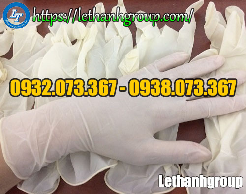 Găng tay y tế an toàn Găng tay y tế màu trắng