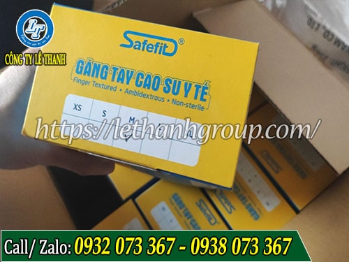 Găng tay y tế có bột, không bột giá hợp lý Găng tay y tế Safefit