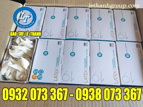 GĂNG TAY KHÁM Y TẾ LATEX CÓ BỘT GĂNG TAY KHÁM Y TẾ LATEX CÓ BỘT