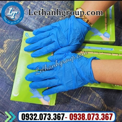 găng tay y tế màu xanh không bột giá rẻ nhất miền nam găng tay y tế màu xanh không bột giá rẻ nhất miền nam