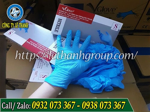 Găng tay y tế có bột, không bột giá hợp lý Găng tay nitrile Vglove