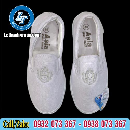 MUA GIÀY ASIA KHÔNG DÂY CỘT Ở ĐÂU CÓ GIÁ RẺ NHẤT giày vải asia không dây trắng