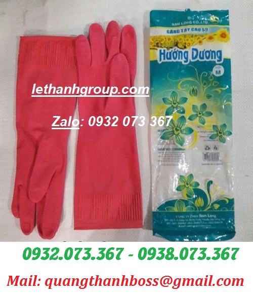 GĂNG TAY HƯỚNG DƯƠNG MÀU ĐỎ