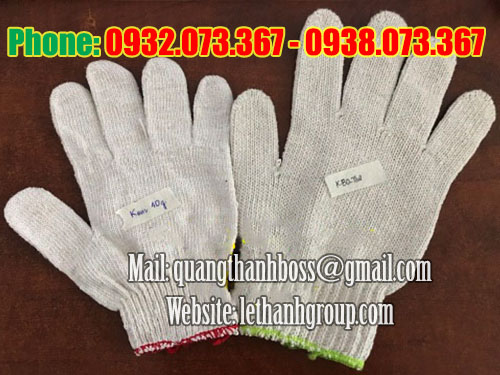 Mua găng tay len bảo hộ màu kem giá tốt Mua găng tay len bảo hộ màu kem giá tốt