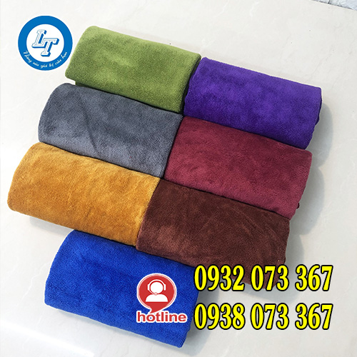 BÁN SỈ KHĂN GỘI ĐẦU LOẠI TỐT CHO SALON, SPA TẠI TPHCM khăn lau giá rẻ nhiều màu