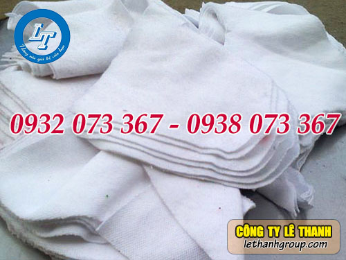 Phân phối giẻ lau trắng cotton nhiều kích thước Giẻ lau trắng cotton nhiều kích thước