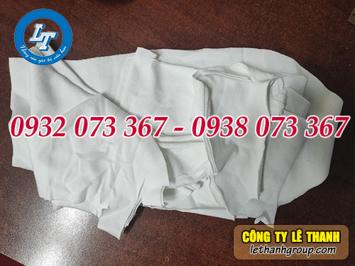 Phân phối giẻ lau trắng cotton A5 nhiều kích thước Giẻ lau trắng cotton A5 nhiều kích thước