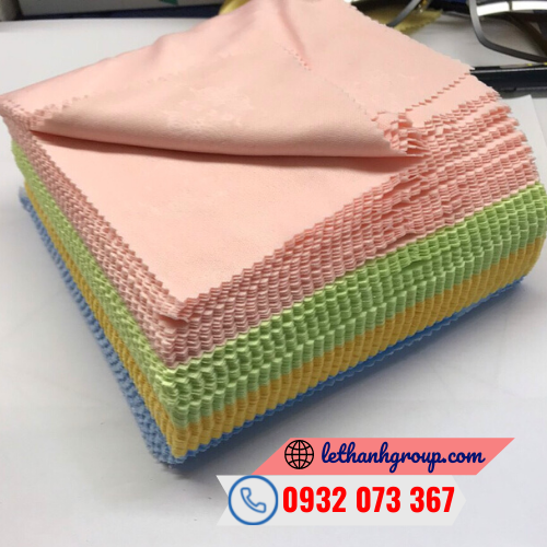NƠI BÁN KHĂN LAU KÍNH CẬN GIÁ RẺ CHO CỬA HÀNG khăn lau mắt kính 15x15 nhiều màu