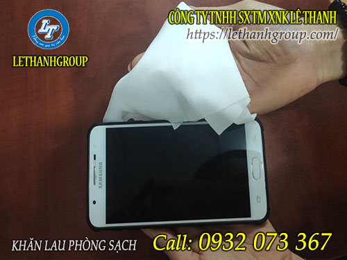 Mua vải lau phòng sạch giá gốc tại Lê Thanh khăn lau phòng sạch