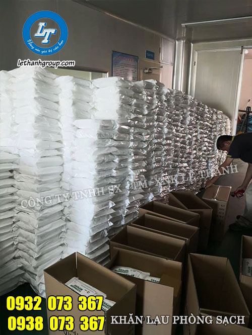 Khăn lau phòng sạch giá rẻ tại TPHCM Kho xưởng chứa khăn lau phòng sạch