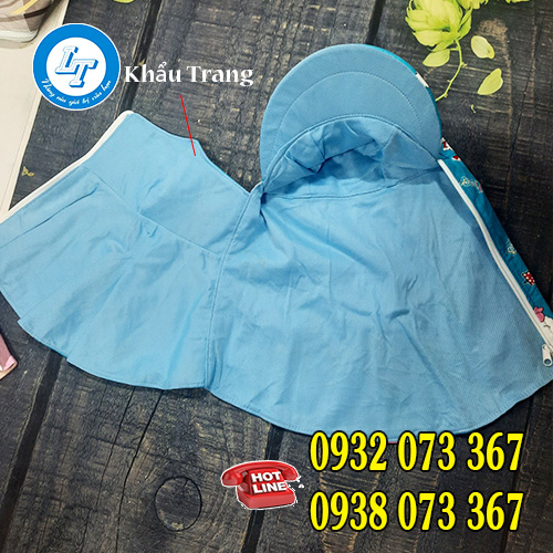 MŨ NÓN TRÙM ĐẦU CHỐNG NẮNG CÓ KHẨU TRANG GIÁ SỈ RẺ mũ chống nắng kèm khẩu trang 3 in 1