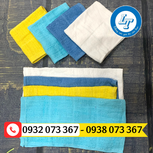 Khăn vuông nhỏ lau bàn mua ở đâu giá rẻ? khăn vuông màu
