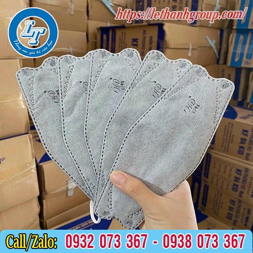 BÁN SỈ BẤN BUÔN KHẨU TRANG 4D HÀN QUỐC TẠI TPHCM KHẨU TRANG 4D MÀU XÁM
