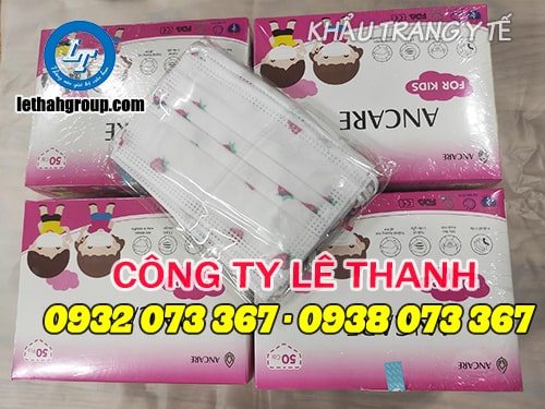 Khẩu trang cho bé Ancare For KId an toàn, giá rẻ 12 Khẩu trang cho bé