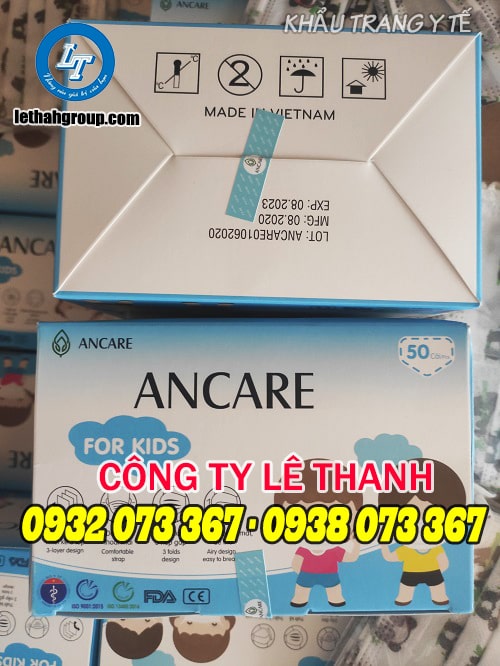 Khẩu trang cho bé Ancare For Kid an toàn, giá tốt Khẩu trang Ancare For Kid cho bé