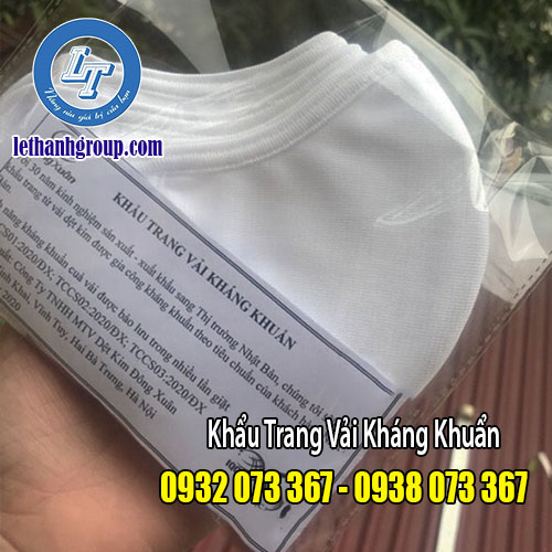 XƯỞNG MAY GIA CÔNG KHẨU TRANG VẢI KHÁNG KHUẨN GIÁ TỐT khẩu trang y tế kháng khuẩn