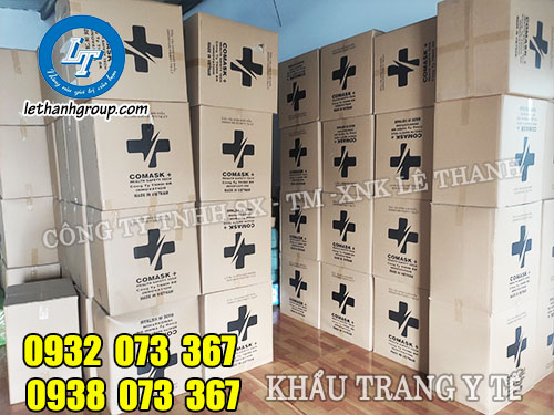 Khẩu trang y tế đóng thùng Khẩu trang y tế