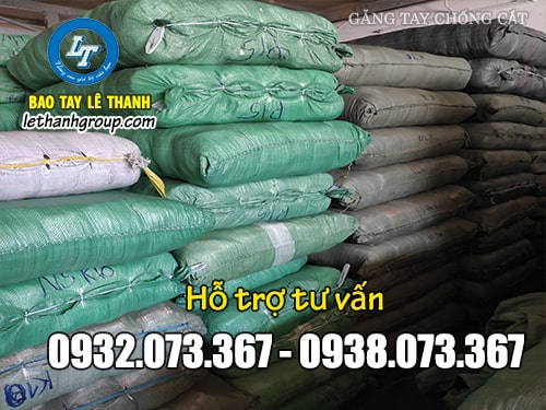 Giá cả găng tay chống cắt bảo vệ an toàn cho tay Kho bao tay Lê Thanh