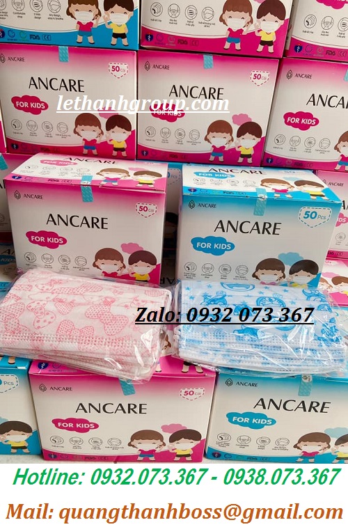 KHẨU TRANG ANCARE DÀNH CHO BÉ