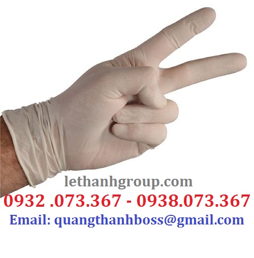 Găng tay y tế latex trắng Găng tay y tế latex trắng