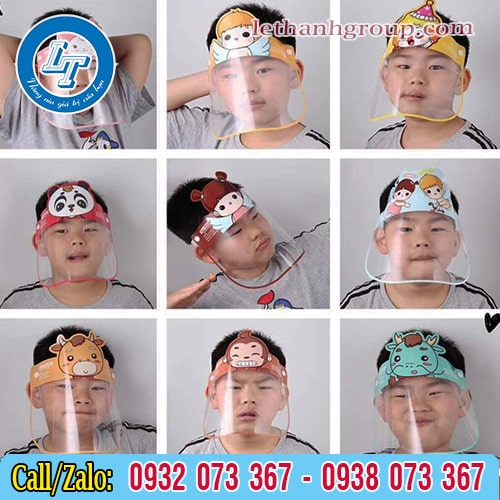 ĐỊA CHỈ BỎ SỈ KÍNH CHỐNG DỊCH, KÍNH CHỐNG GIỌT BẮN GIÁ RẺ TPHCM kính chống giọt bắn cho trẻ em